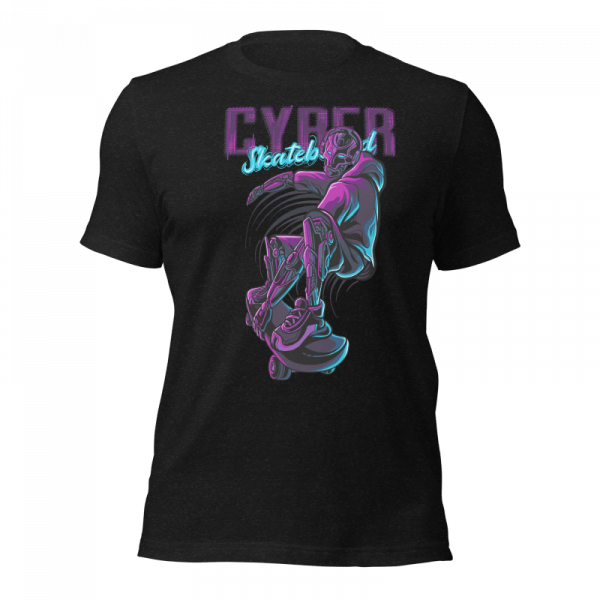 Cyber Skateboard T-Shirt - Image 2