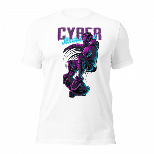 Cyber Skateboard T-Shirt - Image 3