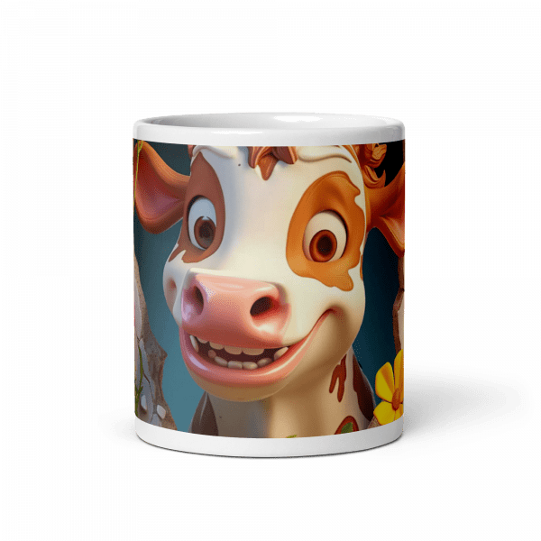 Cow 3D 6oz Mug - Image 2