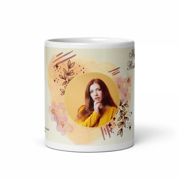 Birthday 1 Photo Mug - Image 3
