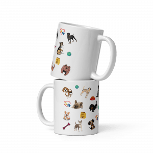 Playing Dogs Mug