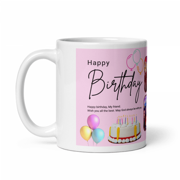 Birthday Triple Edit Photo Mug - Image 2