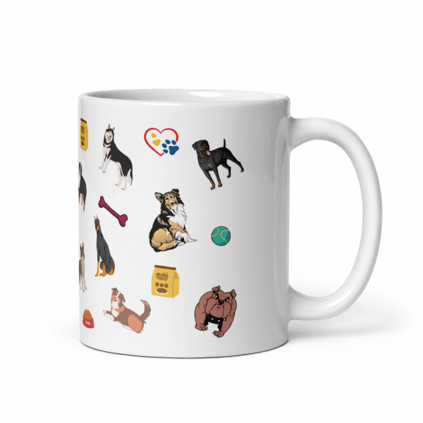 Playing Dogs Mug - Image 4