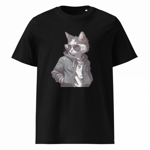 Cool Cat Graphic Cotton Tee | Streetwear Vibes - Image 3