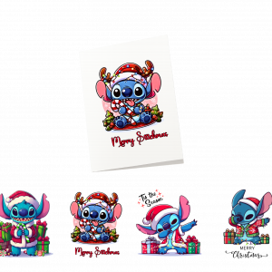Stitchmas Card & Sticker Set